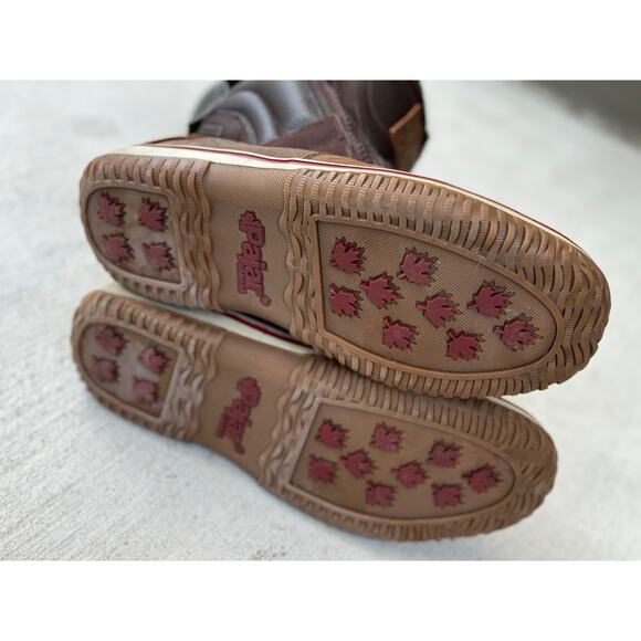 Pajar Canada Ankle Boots Men's 9-9.5 Waterproof Impermeable Brown Leather Zipper - Picture 6 of 11